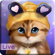 Скачать Toffee Cute Kitty Live Wallpaper