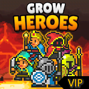 Скачать Grow Heroes Vip : Idle RPG 5.9.5 Mod (Unlimited Gold/Gems/Bones)