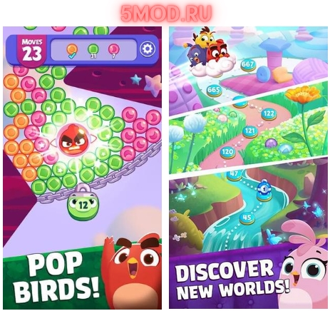 Игра Angry Birds Dream Blast для андроида