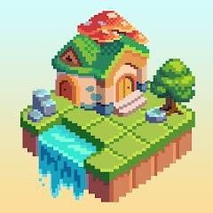 Скачать Pixel Isle - Color Sandbox 1.11.0 Мод (Много бустеров)