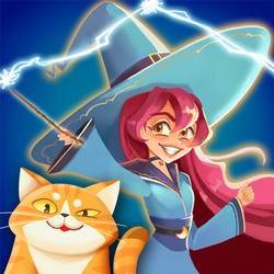 Скачать Witch & Cats - Match 3 Puzzle 50.0 Mod (many boosters)
