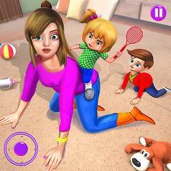 Скачать Virtual Mother Twins Baby 2.4.5 Mod (Earn rewards without watching ads)