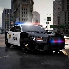 Скачать Police Car Simulator 2023 1.0.2 Mod (No ads)