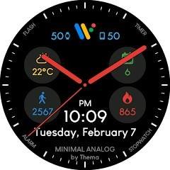 Скачать Minimal Analog Watch Face 2.23.08.2818 Mod (Premium)