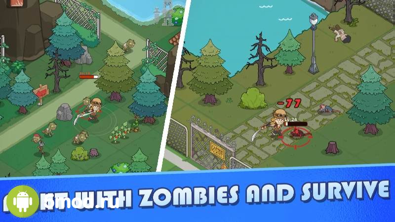 Игра Mini Survival: Zombie Fight для андроида
