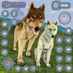 Скачать Arctic Wolf Family Simulator 3.8 (Mod Money)
