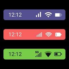 Скачать Material Status Bar 11.1.0 Mod (Premium)