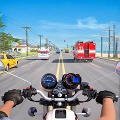 Скачать Traffic Bike Rush Driving City 1.0.2 (Mod Money)