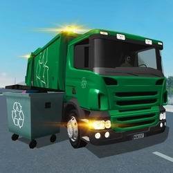 Скачать Trash Truck Simulator 1.7 (Mod Money)