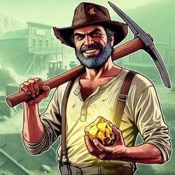 Скачать Wild West Miner – Gold Rush 0.11 (Mod Money)